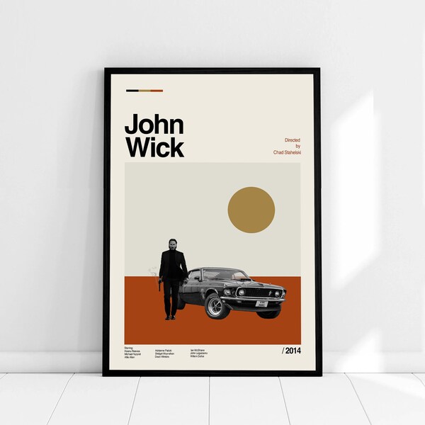 Modern Movie Poster - Etsy