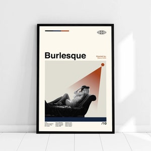 Burlesque movie poster (b) - Cher poster - Christina Aguliera poster