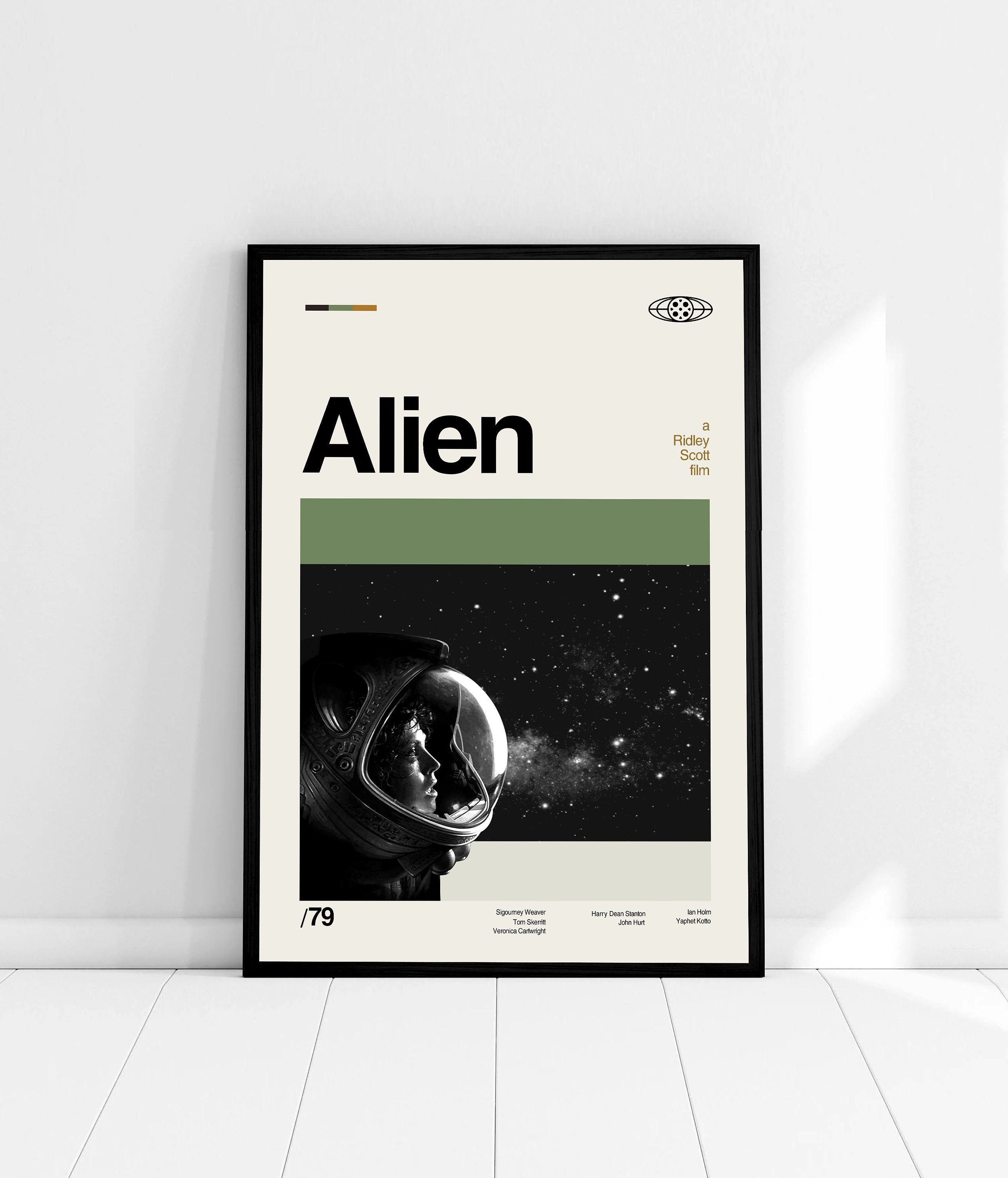 Alien Poster - Alien Movie - Movie Poster - Minimalist Art - Vintage ...