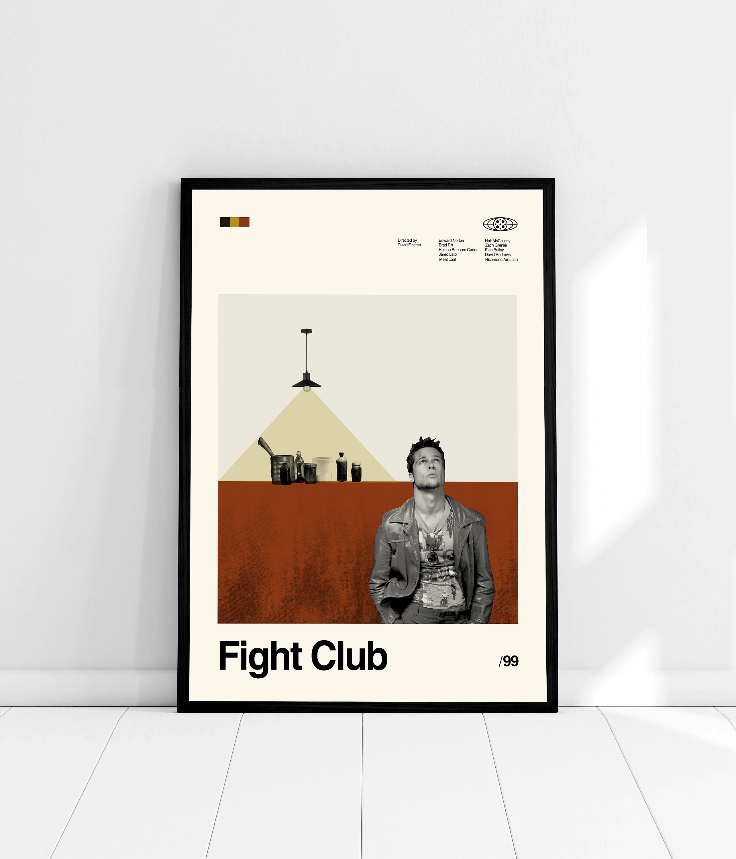 Discover Figh Club Poster - David Fincher - Retro Movie Poster - Minimalist Art - Vintage Poster