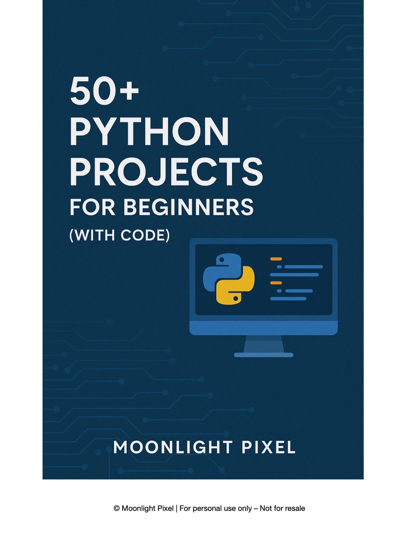 50+ Python Projects for Beginners: Coding Workbook (PDF Download) - Etsy