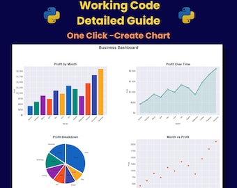 Python Data Visualization | Working Code + Step-by-Step Guide|Instant Download