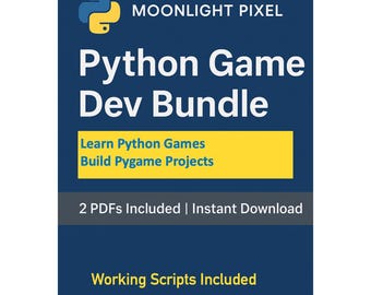Python ゲーム開発バンドル | 初心者向け PDF (即時ダウンロード)