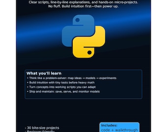 Python AI Projects for Beginners: Machine Learning, NLP (30 Explained Projects)