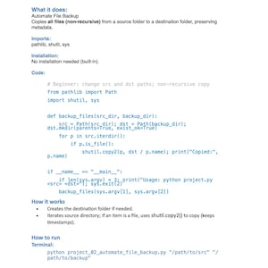 50 Python Automation Scripts: Beginner-Friendly Productivity Tools (Digital Download) image 7