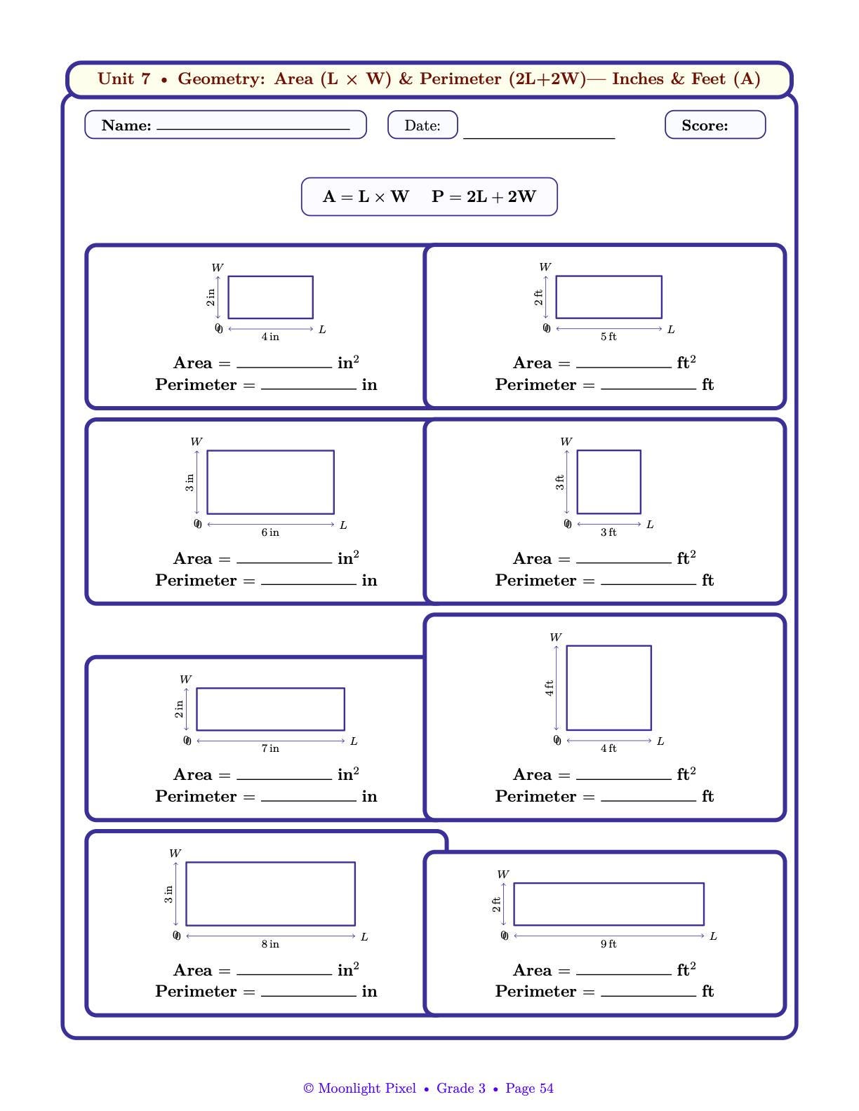 3rd Grade Math Workbook: Addition, Subtraction, Multiplication (2 PDF ...