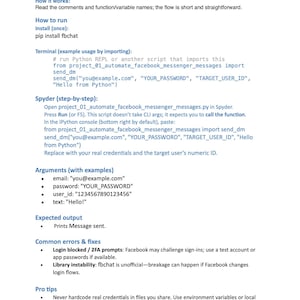 50 Python Automation Scripts: Beginner-Friendly Productivity Tools (Digital Download) image 6