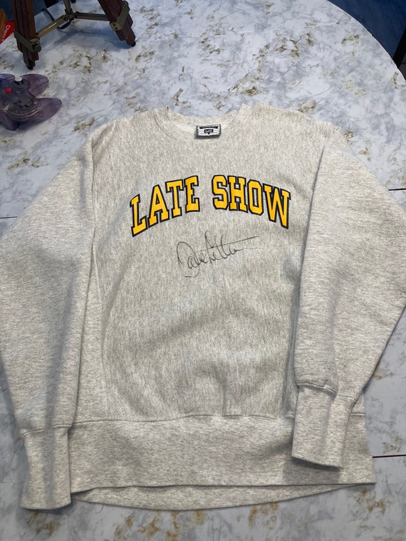 Vintage 90's Late Show with David Letterman sweate