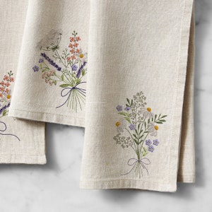 Wild Flower Bouquet Machine Embroidery Design Set, 2 Easter Floral ...