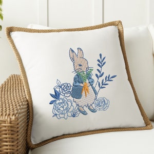 Easter Bunny Peter Rabbit Machine Embroidery Design, Instant Download ...