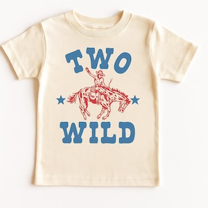 Two Wild Cowboy Birthday SVG | Western Rodeo Party Shirt Design | 2nd Birthday Digital File | PNG for Sublimation, Cricut, Silhouette