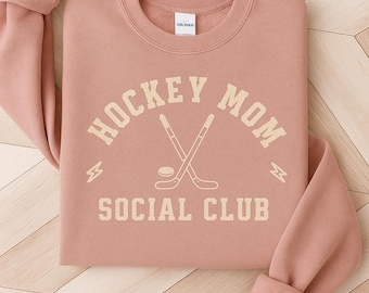 Hockey Mom Social Club SVG | Hockey Mom Shirt Design | Digital Download | PNG & SVG File