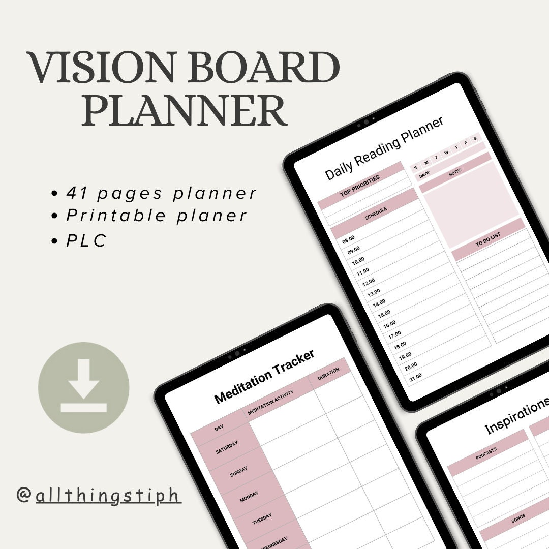 Vision Board Pro: Visualize Manifest and Achieve Your Dreams - Etsy
