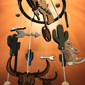 Western Baby Mobile ALLEEN BESTAND SVG