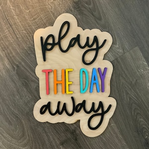 Play The Day Away SVG ONLY (No Physical Product)