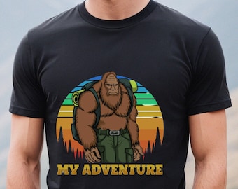 Camiseta unisex, camiseta Mi Aventura Bigfoot