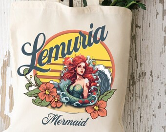 Eco Tote Bag, Herbruikbare Tote Bag, Katoenen Tote, Boekentas, Boodschappentas, Vintage Tas, Boho Tas, Zeemeermin Tas, Cadeautas, Werktas, Vakantie Tote