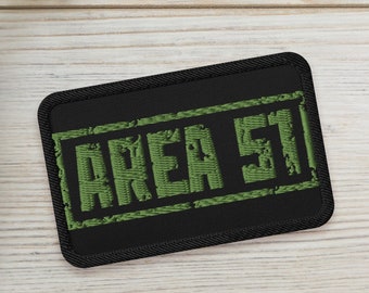 Embroidered patches, Area 51 Embroidered Patch