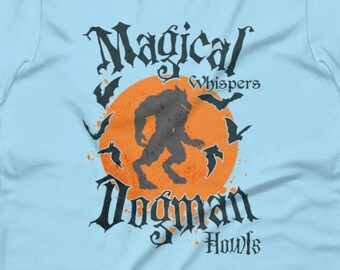 Unisex t-shirt, magisch Dogman Halloween-shirt