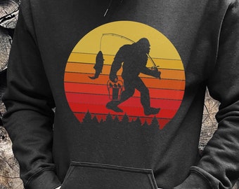 Sudadera con capucha de pesca Bigfoot