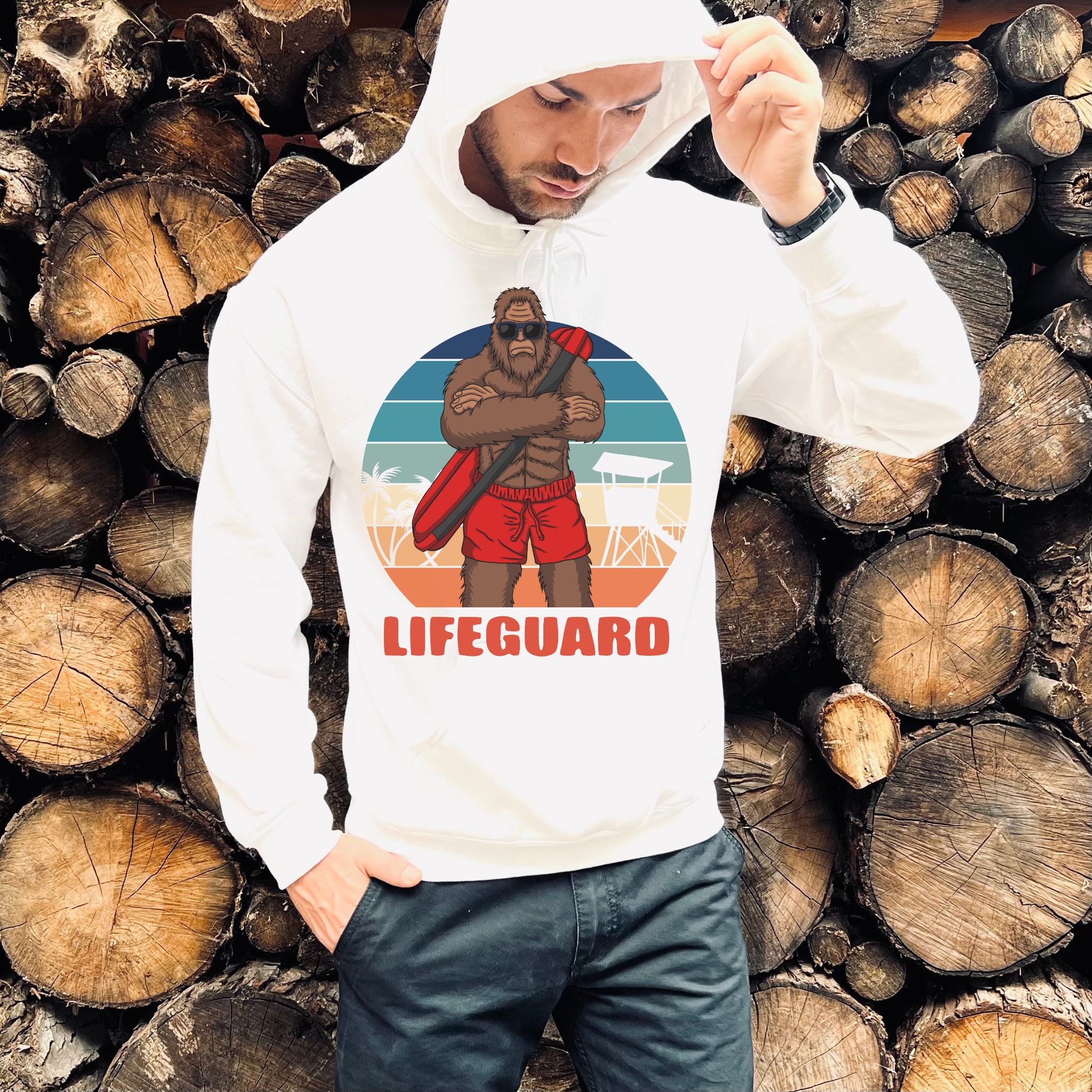 Fake lifeguard hoodie cheap