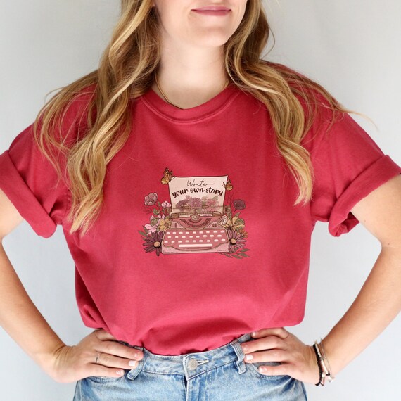 Retro Typewriter Writing Shirt, Vintage Writer Tee Gift Retro Typewriter Writing Shirt, Vintage Writer Tee Gift