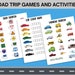 Travel Fun With Printable Games for Kids, Car Games for Trips ...
