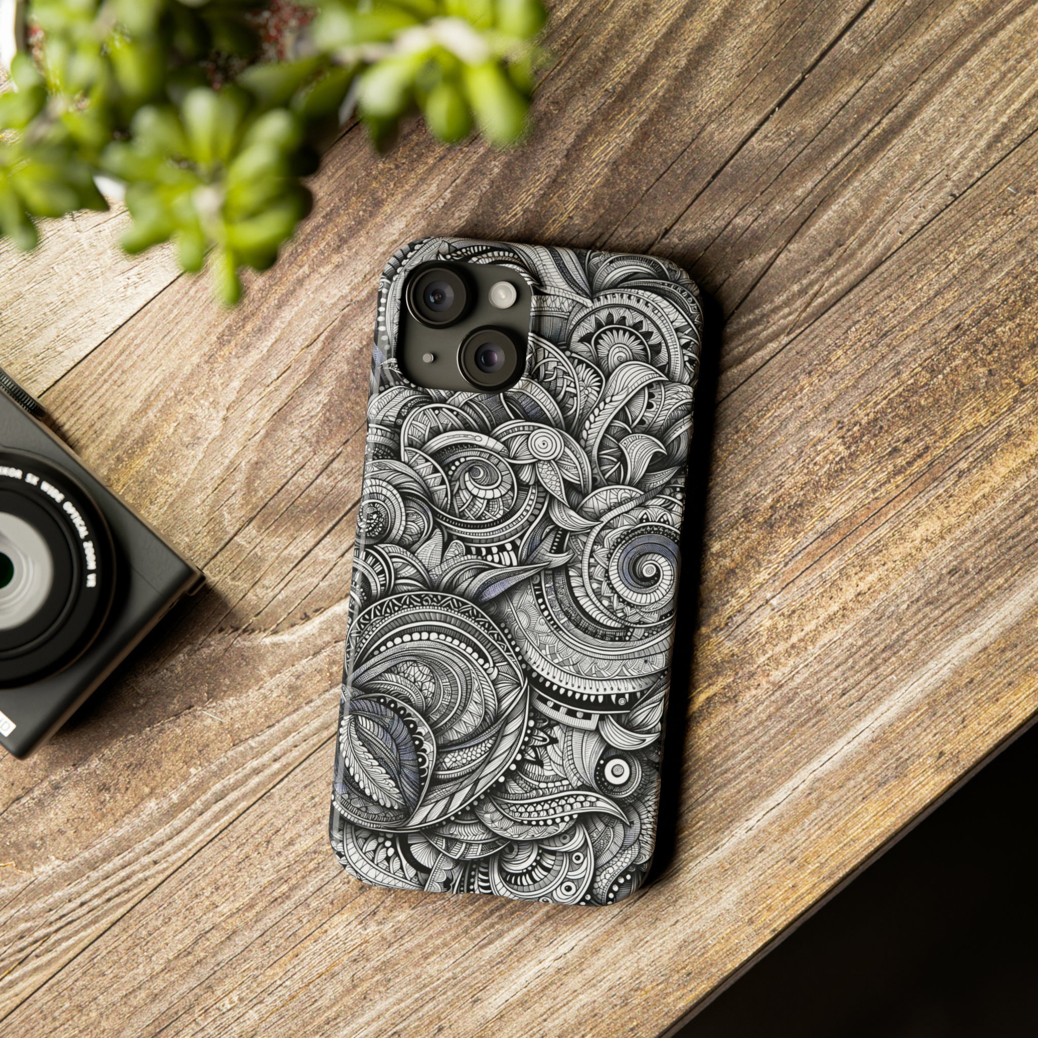 Intricate Essence - Zentangle Art Phone Case - Etsy