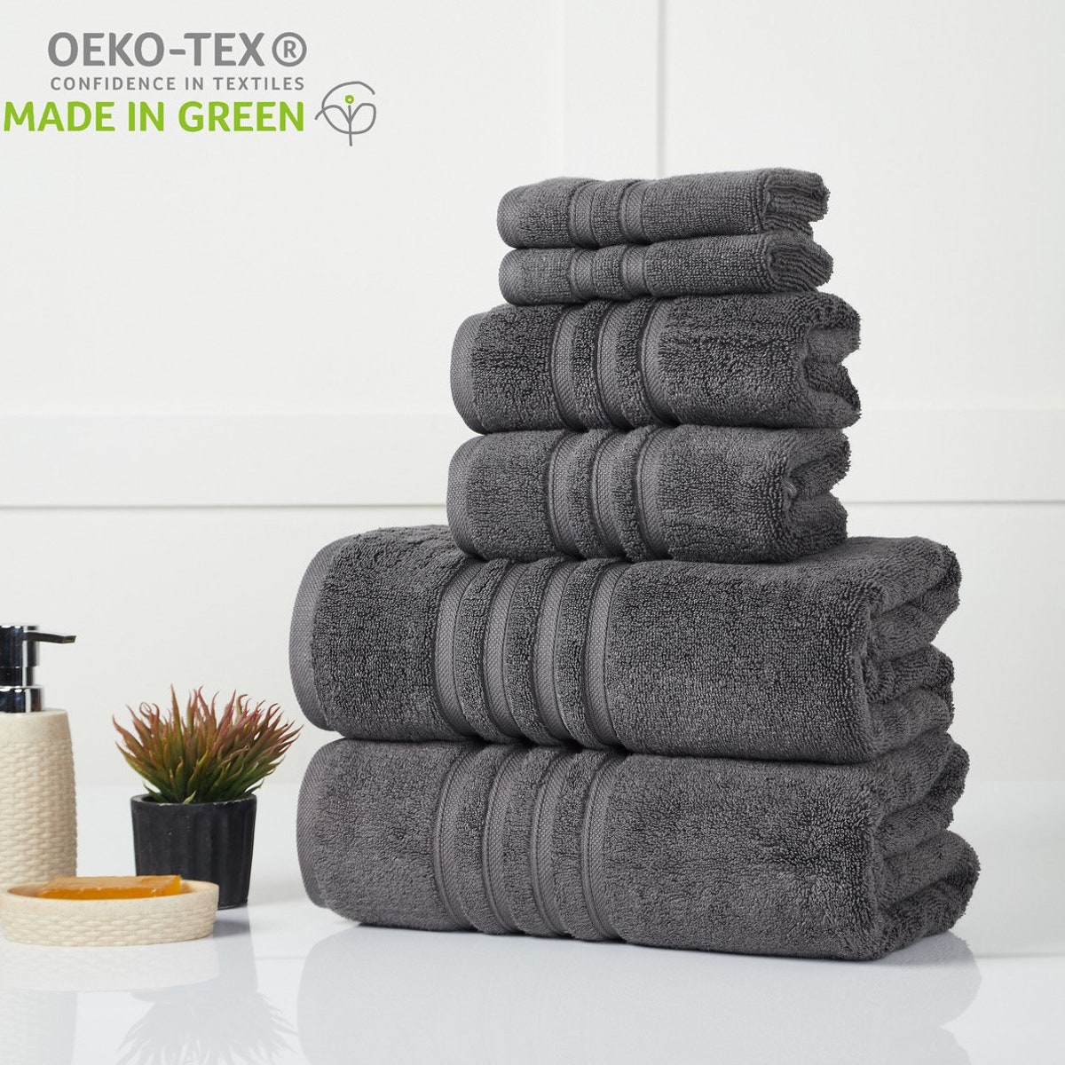 Ultra Soft - Luxurious Egyptian Cotton 6-piece Bath Towel Set - Highly Absorbent - Hotel Spa-like Experience - Perfect for Gifting - 700 GSM - Etsy
