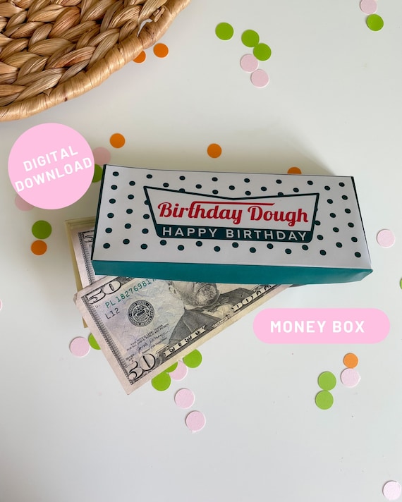 Birthday on sale money box