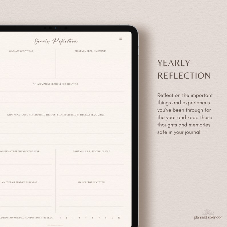 Digital Gratitude Journal: vijf minuten dagelijkse reflectie, mindfulness (pdf) - voor GoodNotes, Notability afbeelding 5