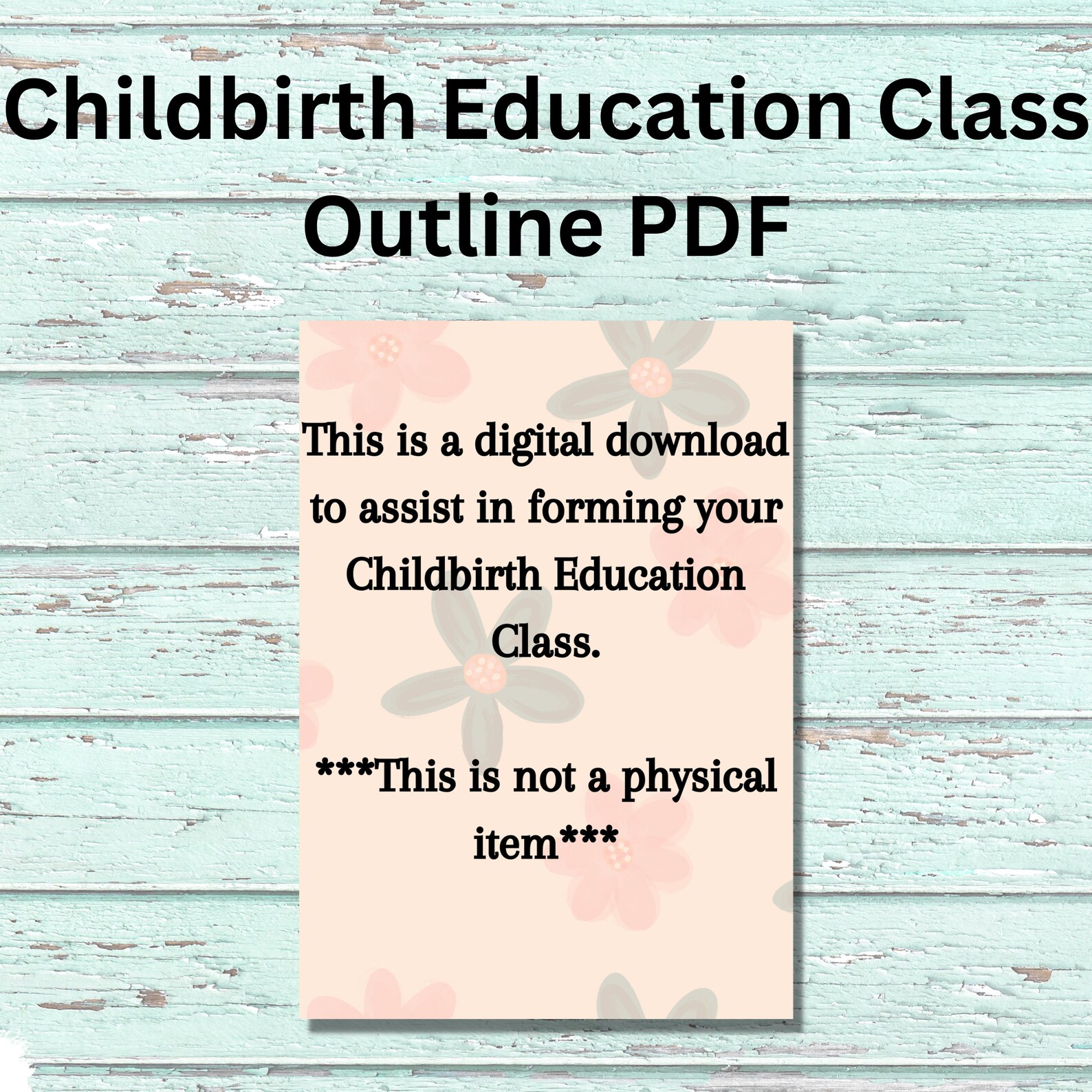 Childbirth Education Course Outline: Prepare With Confidence ...