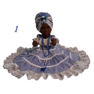 Santeria Doll 18&quot; Yoruba Religion, Spiritual Representations (Franciscas, Congas, Chola)