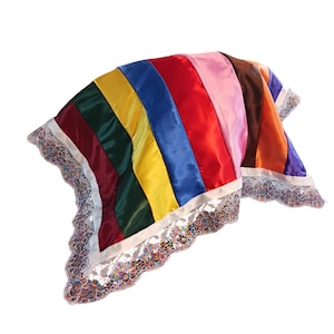 Oya Zaraza scarves. Eggun scarves. 9-color scarves.