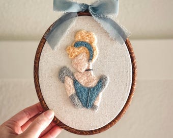 Cinderella inspirierte Kinderzimmer Dekor, personalisierte Prinzessin Wandkunst, Märchen Mädchen Raum Dekor, Mädchen Raum Dekor, Babypartygeschenk