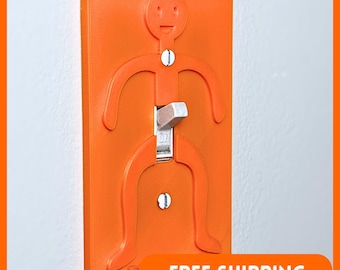 Lichtschalter Abdeckung, Lite Schalter, Lichtschalter Platte, Dekorative Schalter, Steckdose Abdeckung, Plattenabdeckung, lustiges Gag Geschenk, Flick Me Lichtschalter