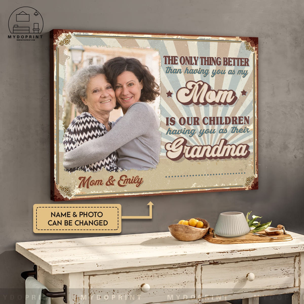 First Mother's Day As Grandma Photo Print, Mother's Day, 44 OFF