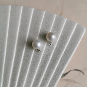 Pearl Charms - Perfect as Detachable Companions for Earrings, Necklaces, and Pendants / Gold and Silver Options / Round and Teardrop Shapes