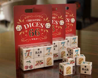 Dices 66 - roll dice with pictures and collect points, easy game for family and friends