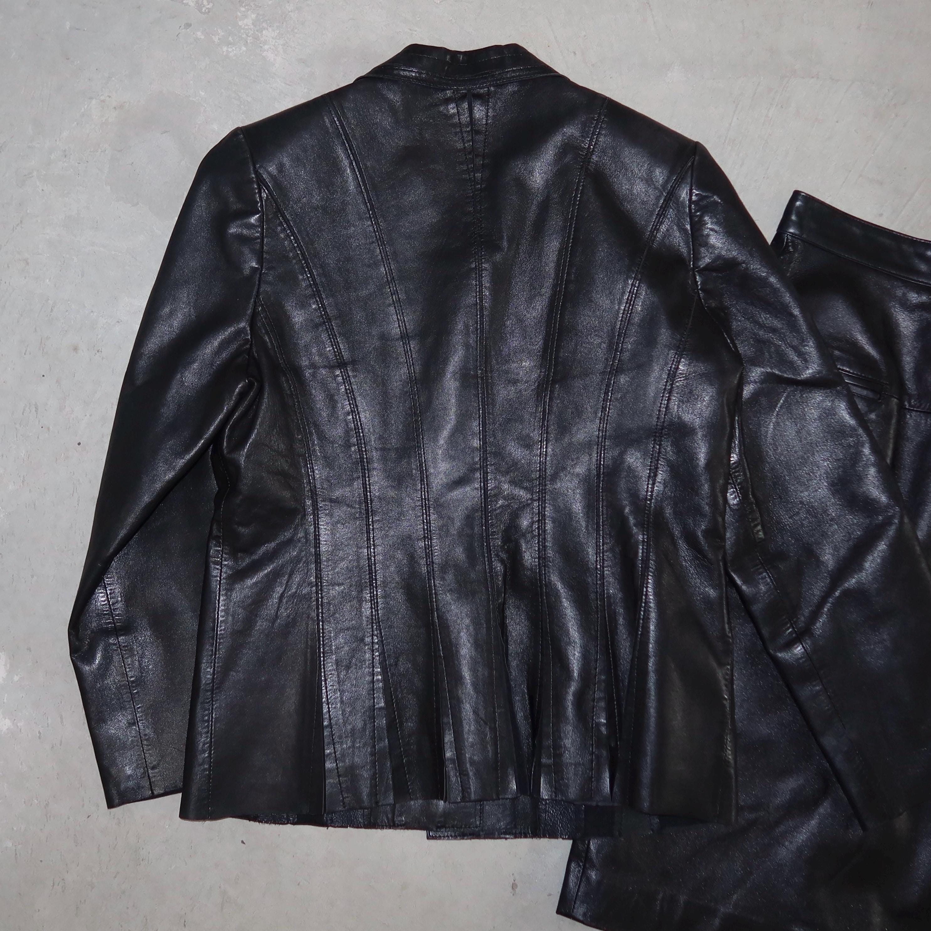 Vintage Japanese Leather Set - Etsy