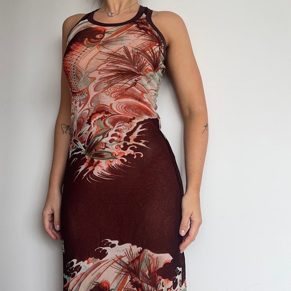 Jean Paul Gaultier Soleil Koi Fish Mesh Dress - Etsy UK