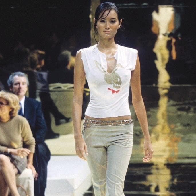 Chloé Rare SS2000 Skull Embroidered Jeans by Stella