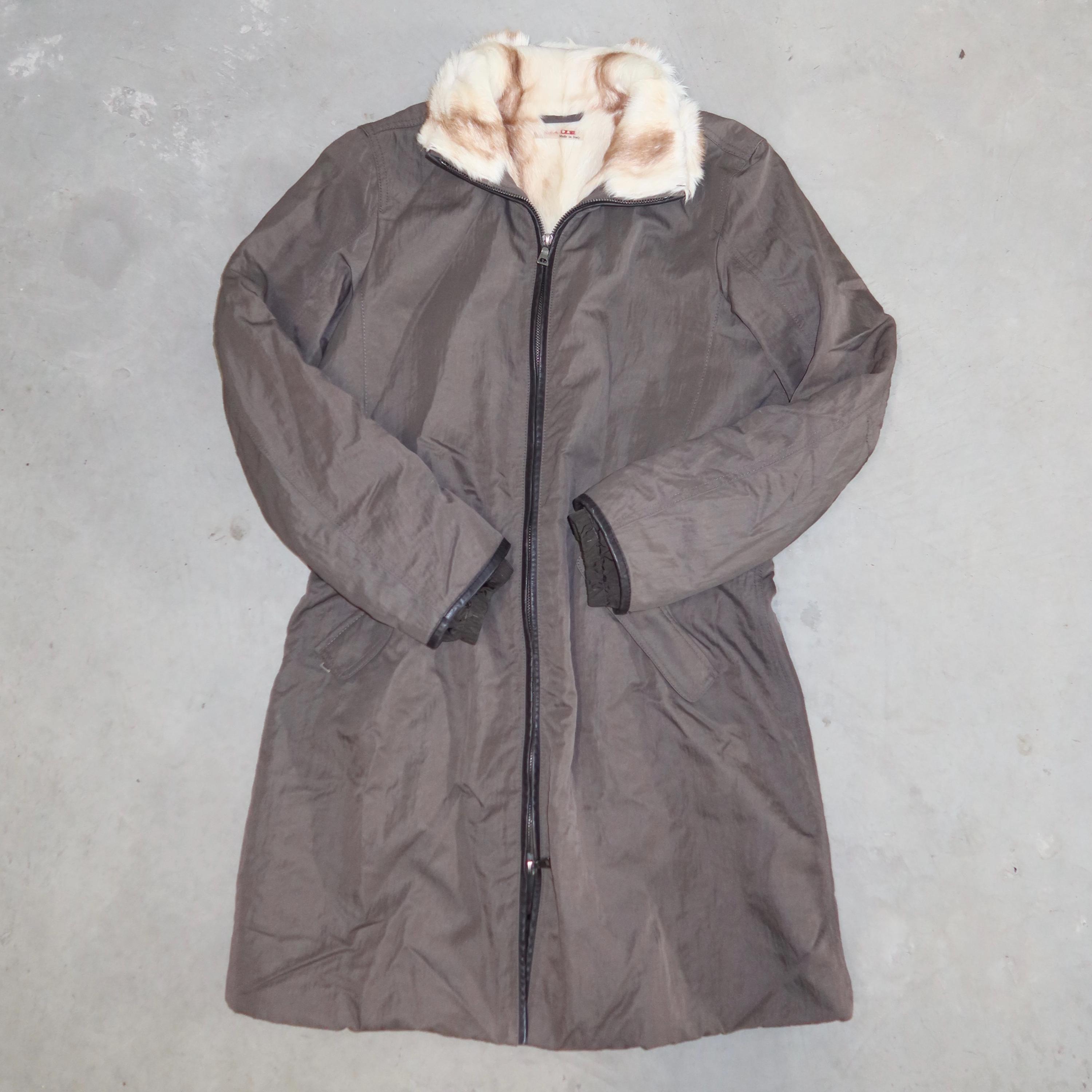 Prada Sport Goat Fur Lined Coat - Etsy