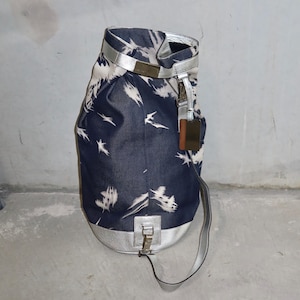 Vintage Celine Denim Backpack *Rare* vintage Celine denim triomphe backpack | Black Vintage 黑金  main image 3