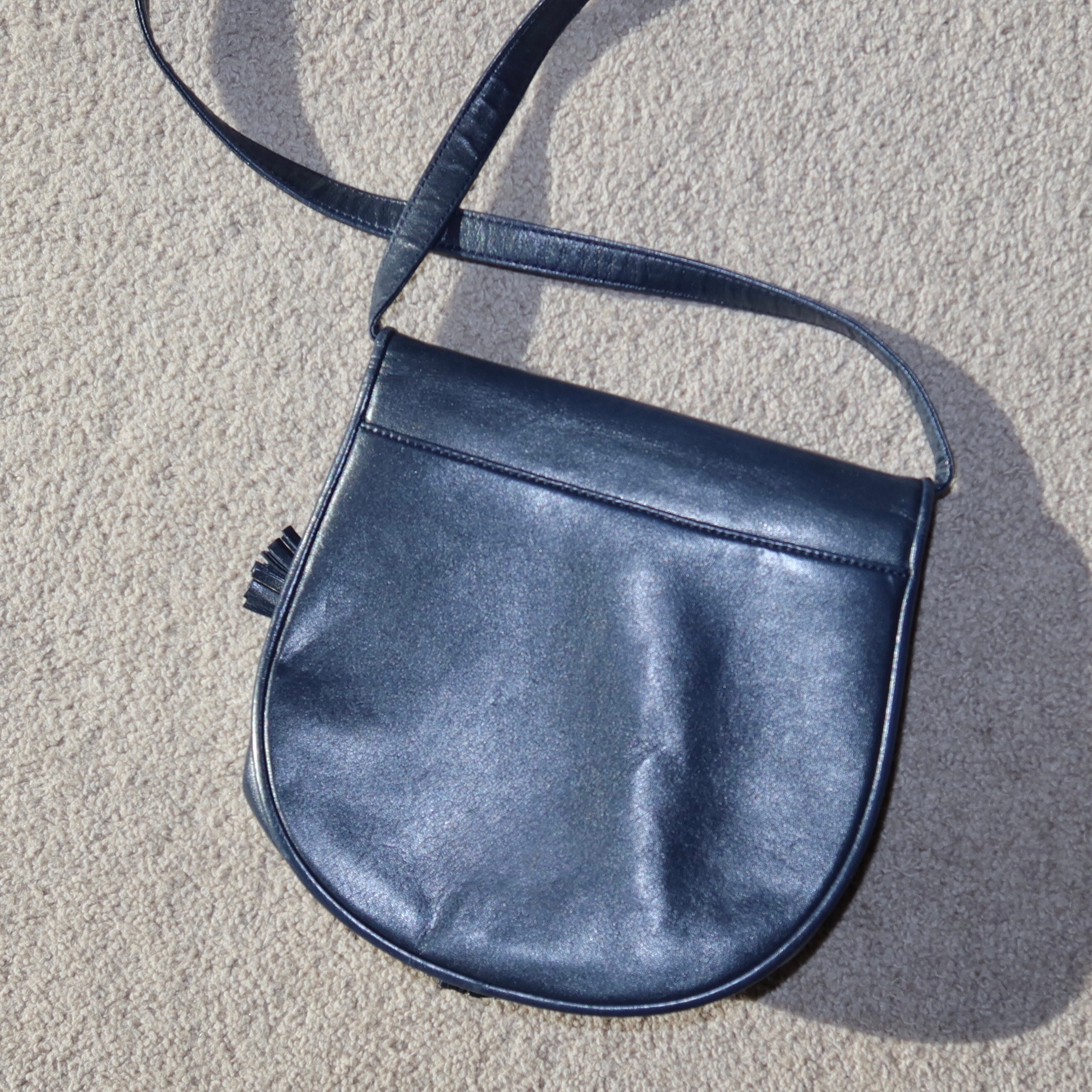 Navy ysl crossbody bag sale