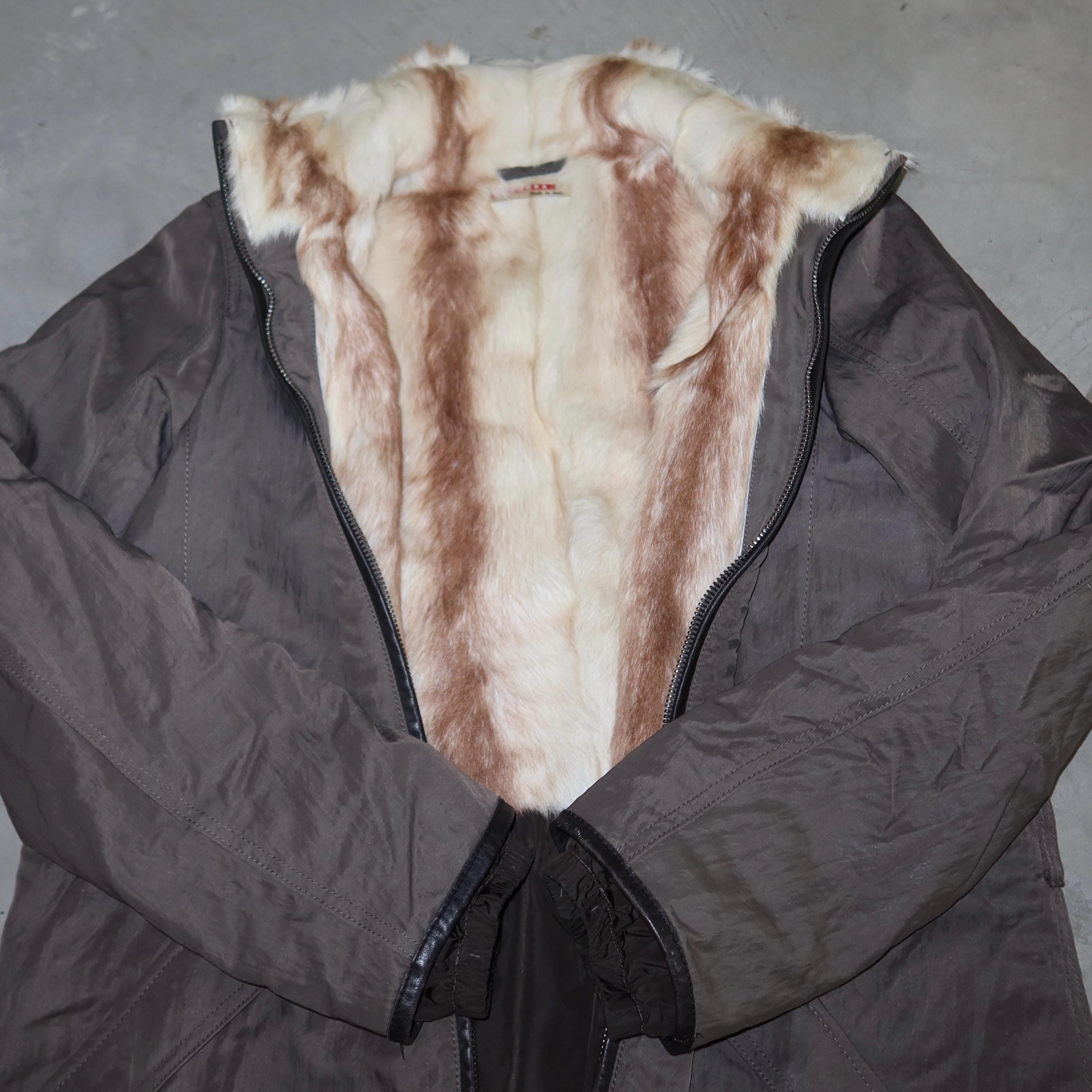 SS00’ Prada Sport Goat Fur Lined Jacket Prada Sport Goat Fur Lined Coat - Etsy