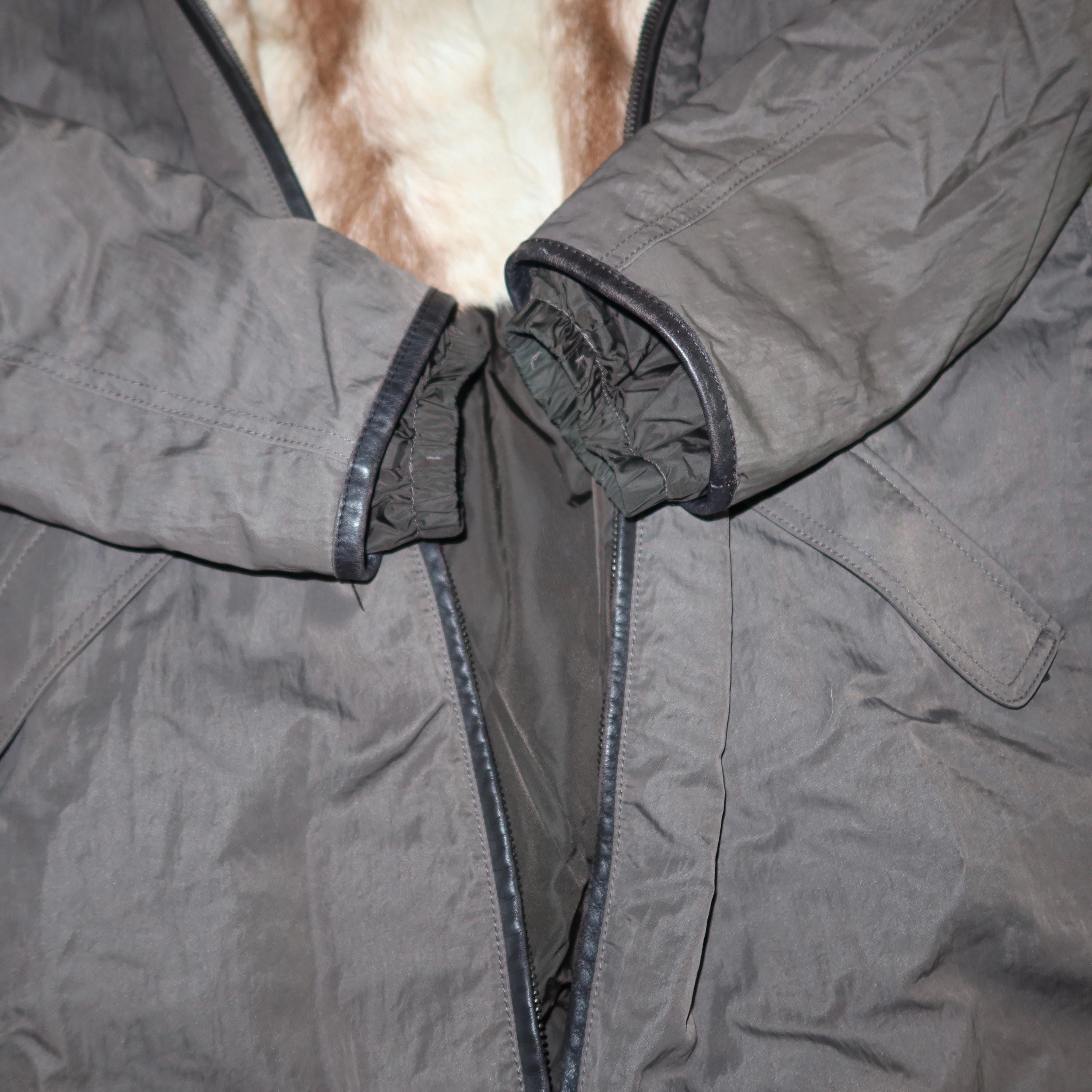 SS00’ Prada Sport Goat Fur Lined Jacket Prada Sport Goat Fur Lined Coat - Etsy