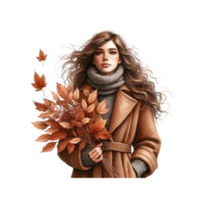 Aquarell Herbst Clipart: Rustikale Herbst PNG Grafiken (Digitaler Download)