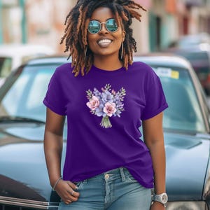 Purple Fairy Clipart Bundle: Whimsical Mushroom Forest PNG SVG (Digital Download) image 3