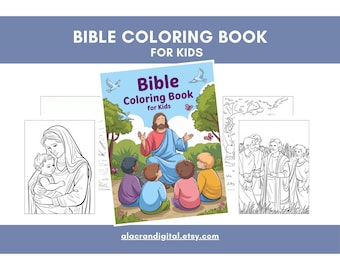 Libro da colorare con le storie della Bibbia: 102 pagine stampabili per la scuola domenicale (download PDF)